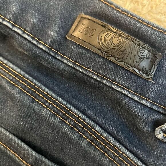 Lee Women's Blue Skinny Jeans Size 6 Short Classic 5-Pocket Design - Picture 10 of 11